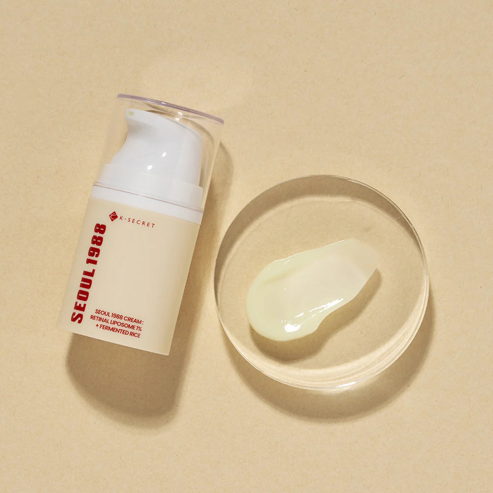 K-SECRET SEOUL 1988 Cream : Retinal Liposome 1% + Fermented Rice 50ml