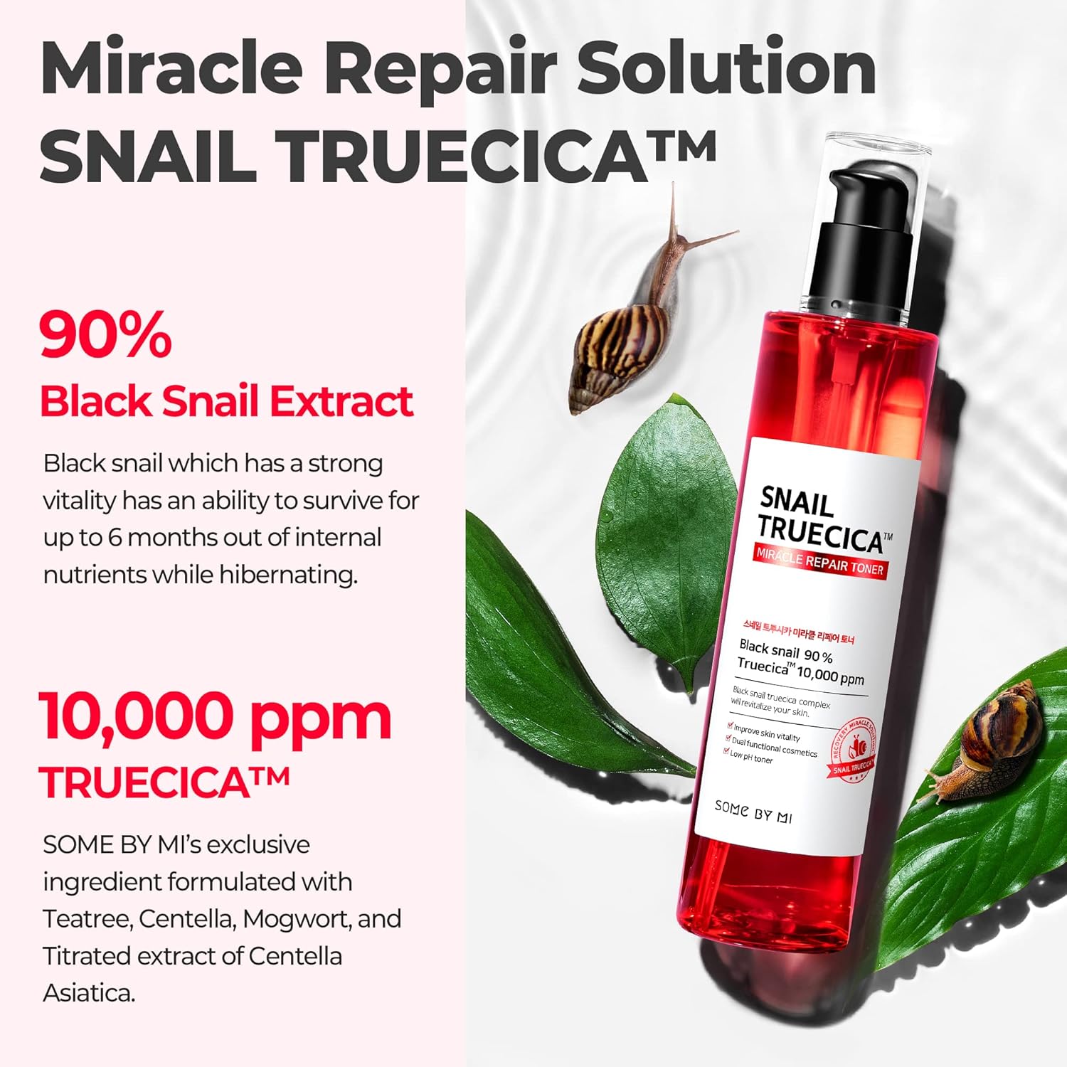 SOME BY MI - Snail Truecica Miracle Repair Toner - 135 ml