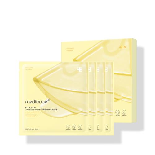 Medicube Kojic Acid Turmeric Brightening Gel Mask 4EA