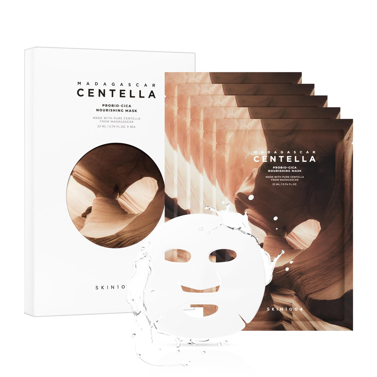 SKIN1004 Madagascar Centella Probio-Cica Nourishing Mask 5 × 23 ml