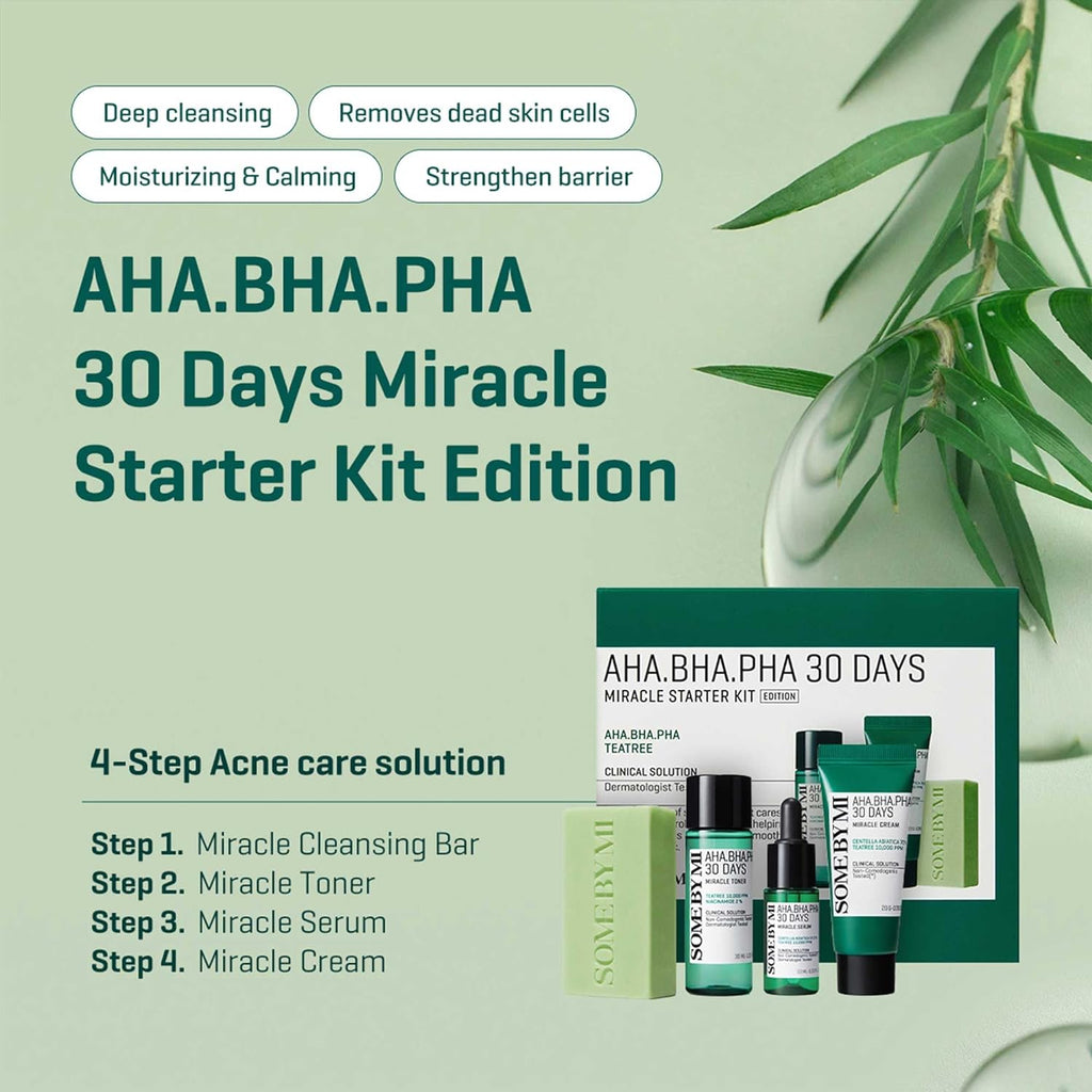 SOME BY MI -  AHA BHA PHA 30 Days Starter Limited Edition Set of 4
