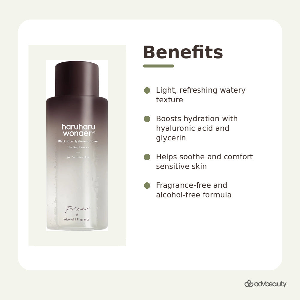 Haruharu Wonder Black Rice Hyaluronic Toner For Sensitive Skin - view 2