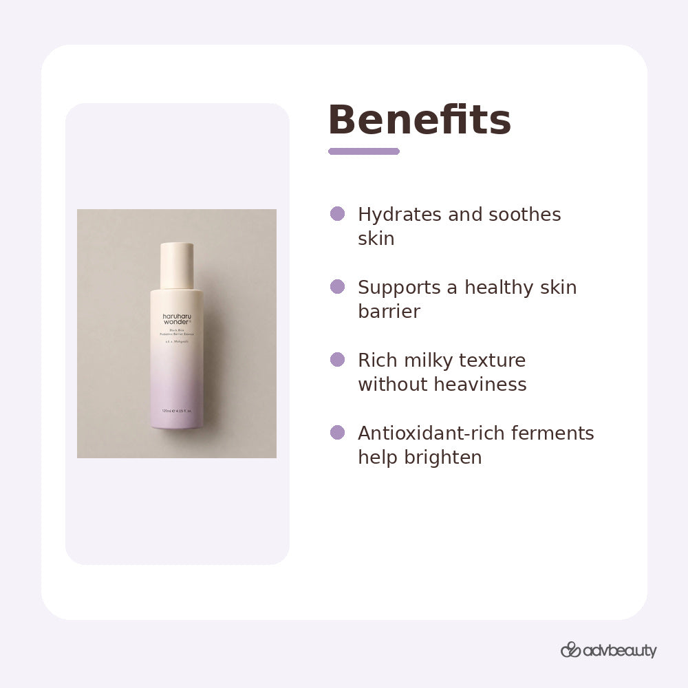 Haruharu Wonder Black Rice Probiotics Barrier Essence - view 2