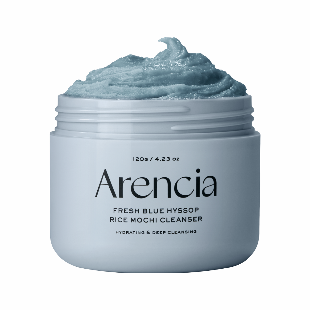 Arencia Fresh Blue Hyssop Rice Mochi Cleanser 120g