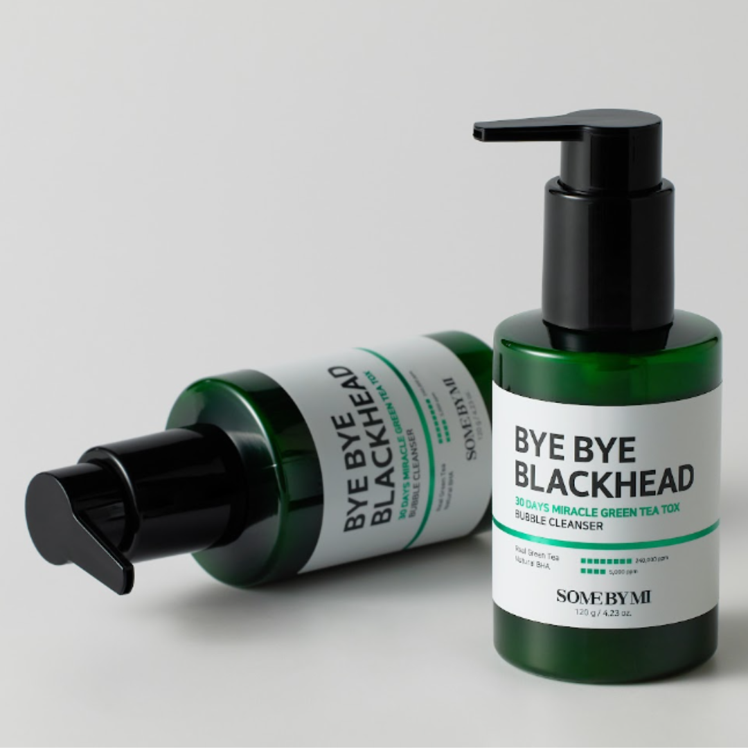 SOME BY MI – Bye Bye Blackhead 30 Days Miracle Green Tea Tox Bubble Cleanser - 120ml