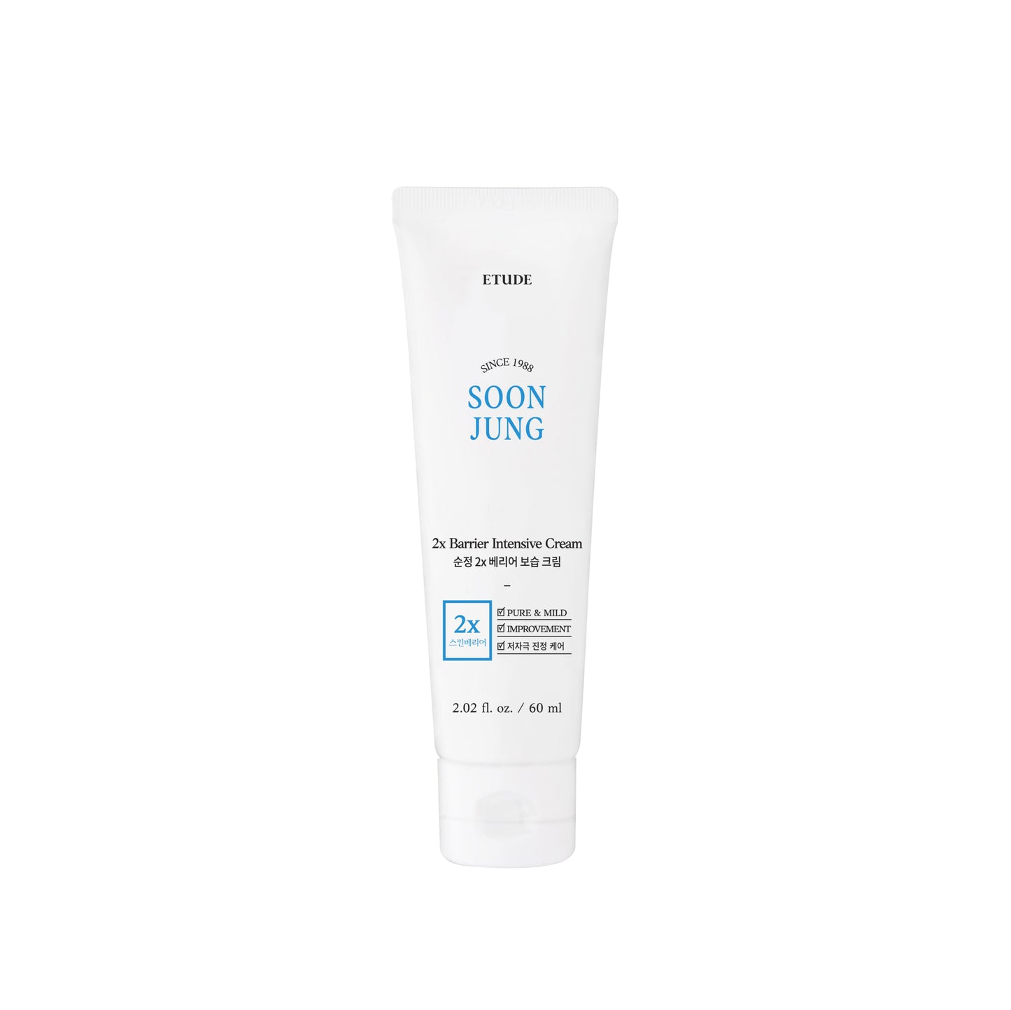 ETUDE House SoonJung 2x Barrier Intensive Cream - 60ml Gesichtscreme