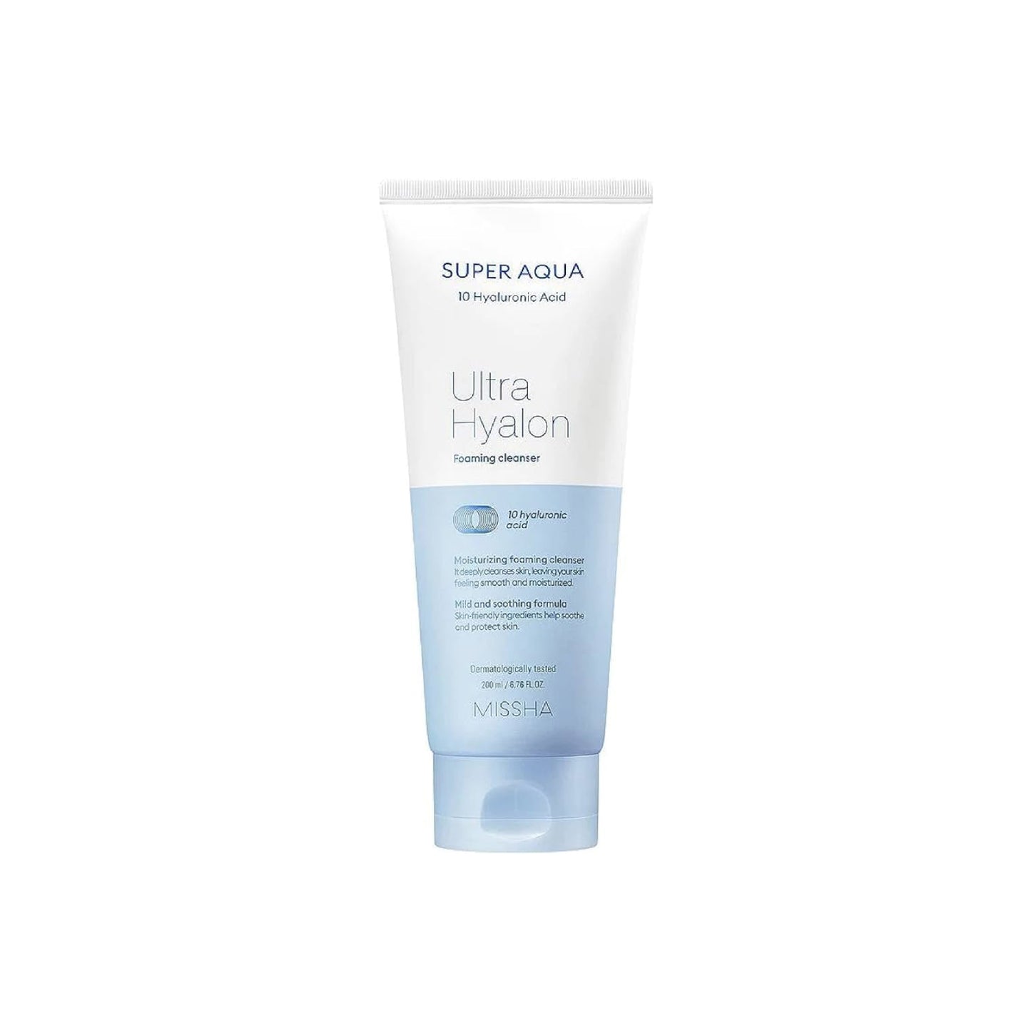 MISSHA - Super Aqua Ultra Hyalron Cleansing Foam – 200ml  