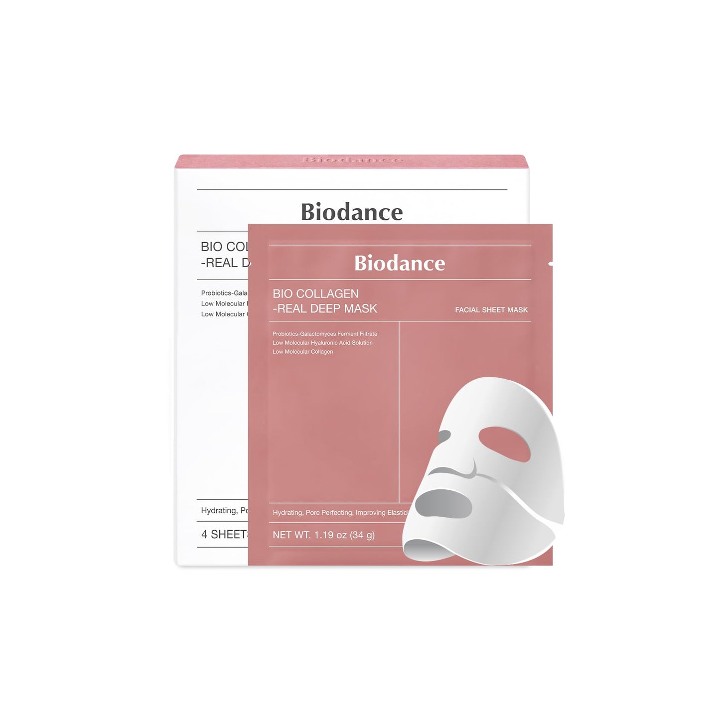 BIODANCE BIO - Collagen Real Deep Mask 4 Pack 34g