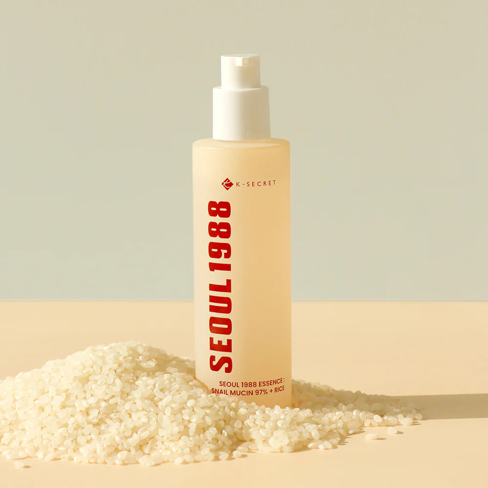 K-SECRET SEOUL 1988 Essence : Snail Mucin 97% + Rice 100ml