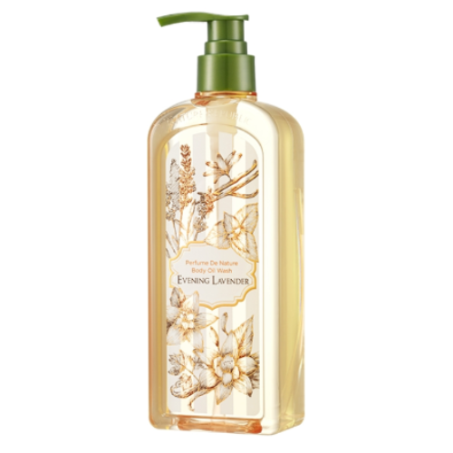 Nature Republic Perfume De Nature Body Oil Wash Evening Lavender 345 ml