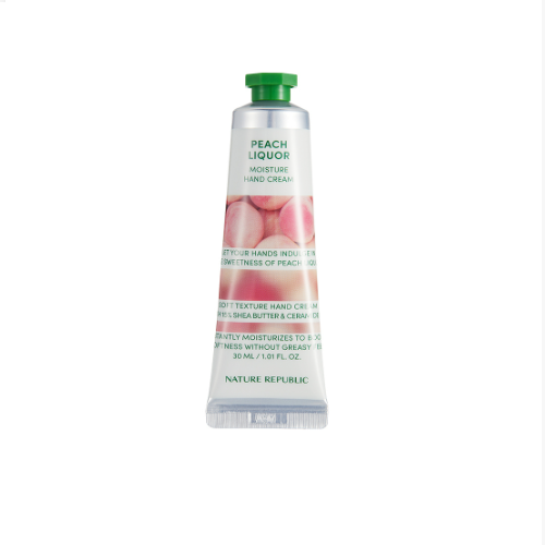 Nature Republic Hand & Nature Peach Liquor Hand Cream 30 ml