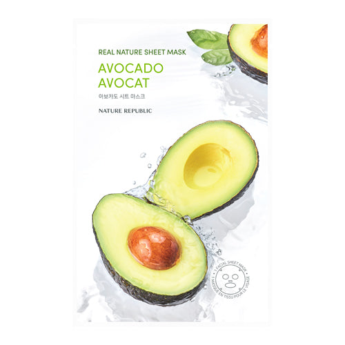 Nature Republic Real Nature Sheet Mask Avocado 23 ml