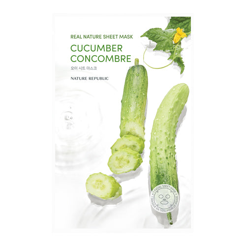 Nature Republic Real Nature Sheet Mask Cucumber 23 ml