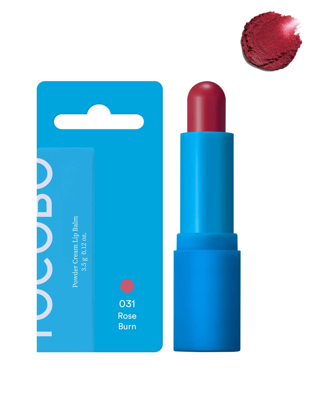 Tocobo Powder Cream Lip Balm 031 Rose Burn