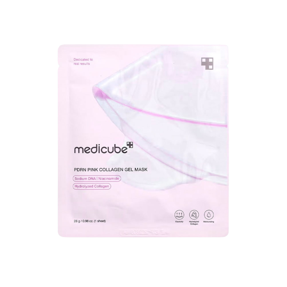 Medicube Maschera Gel Collagene Rosa PDRN 4ea
