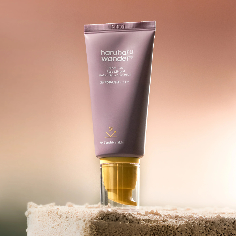 HaruHaru Wonder Black Rice Pure Mineral Relief Crema solare quotidiana SPF50+/PA++++ 50 ml