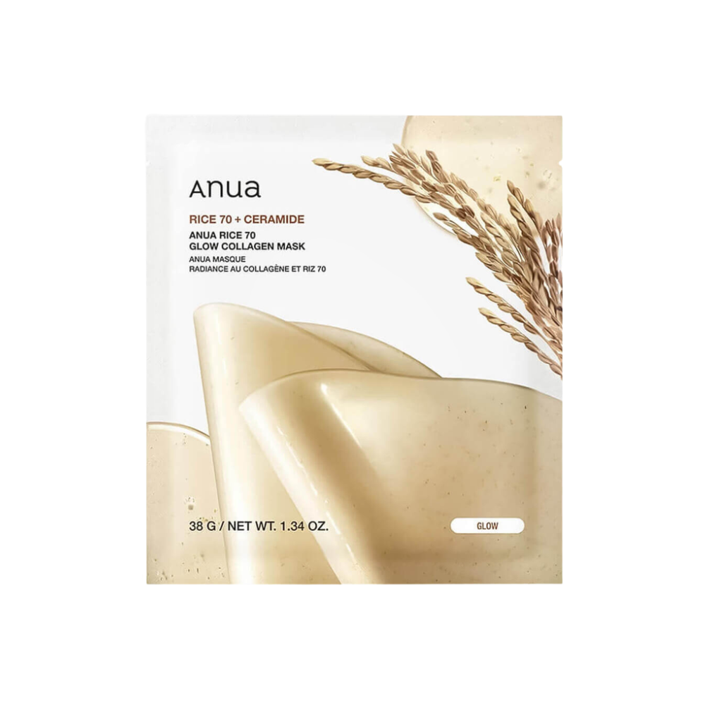 Anua Rice 70 Glow Collagen Mask
