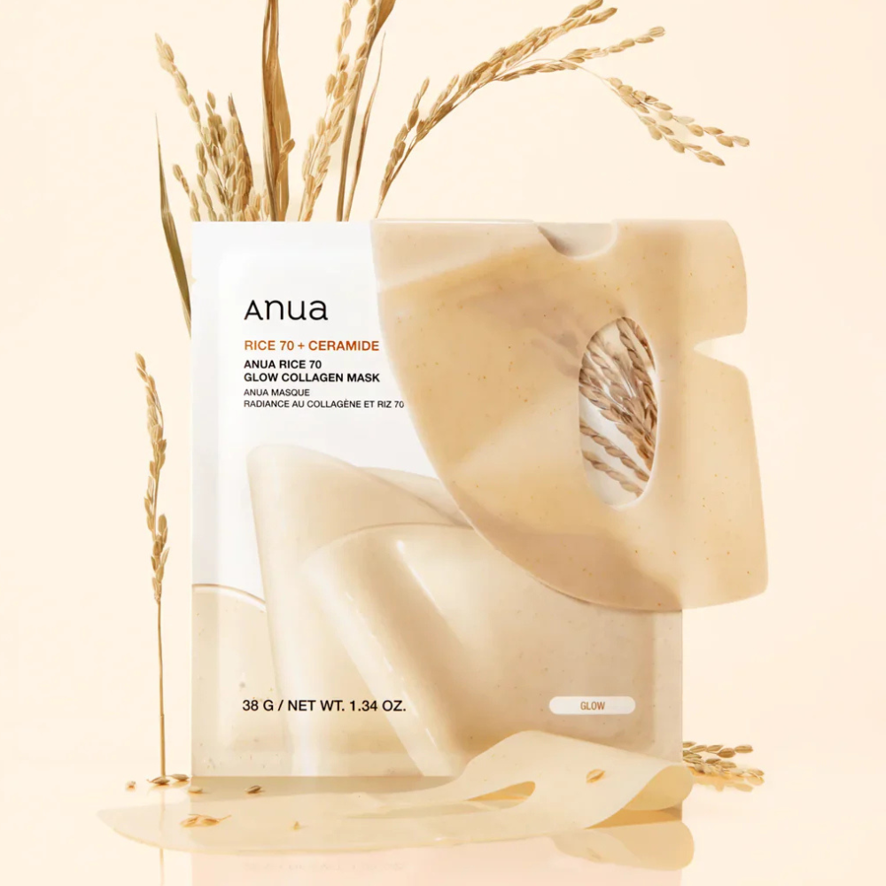 Anua Rice 70 Glow Collagen Mask