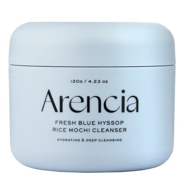 Arencia Fresh Blue Hyssop Rice Mochi Cleanser 120 g