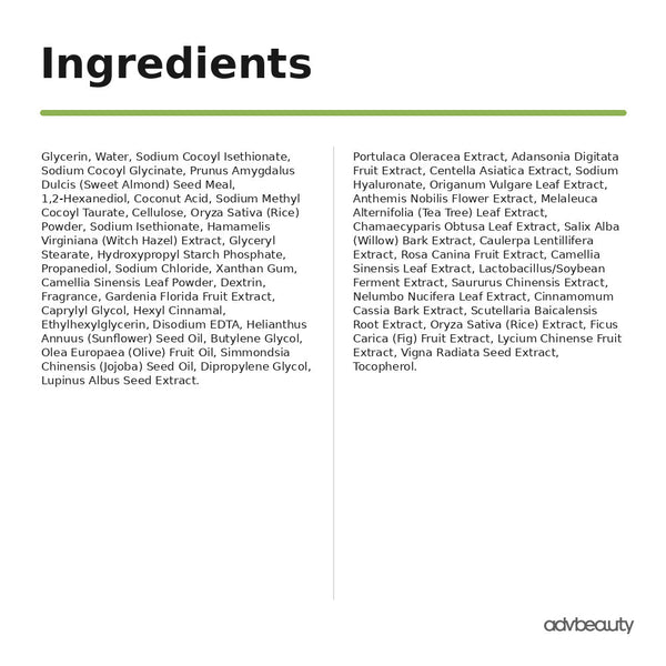 Arencia Fresh Green Rice Mochi Cleanser 120 g