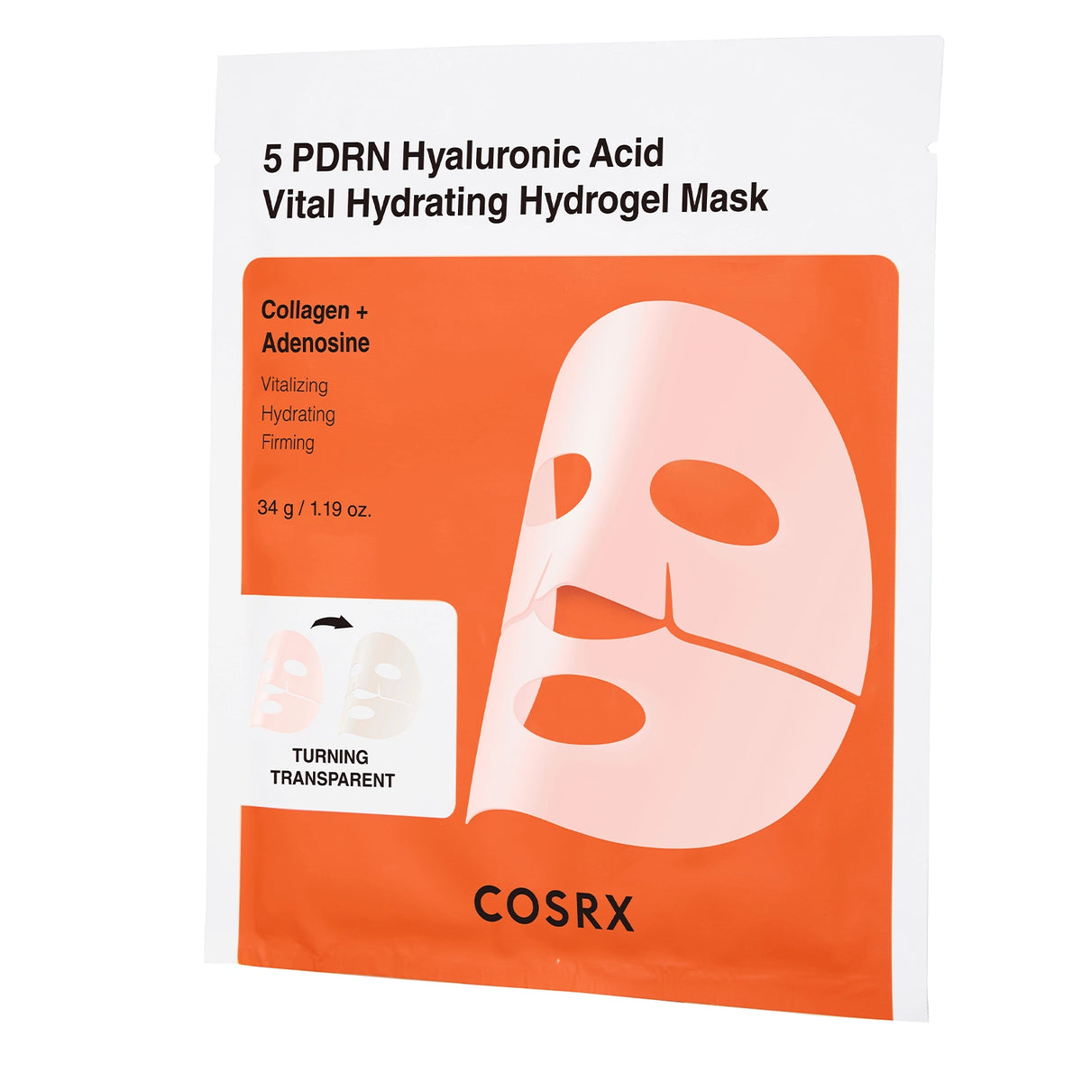 Cosrx 5 PDRN Hyaluronic Acid Vital Hydrating Hydrogel Mask