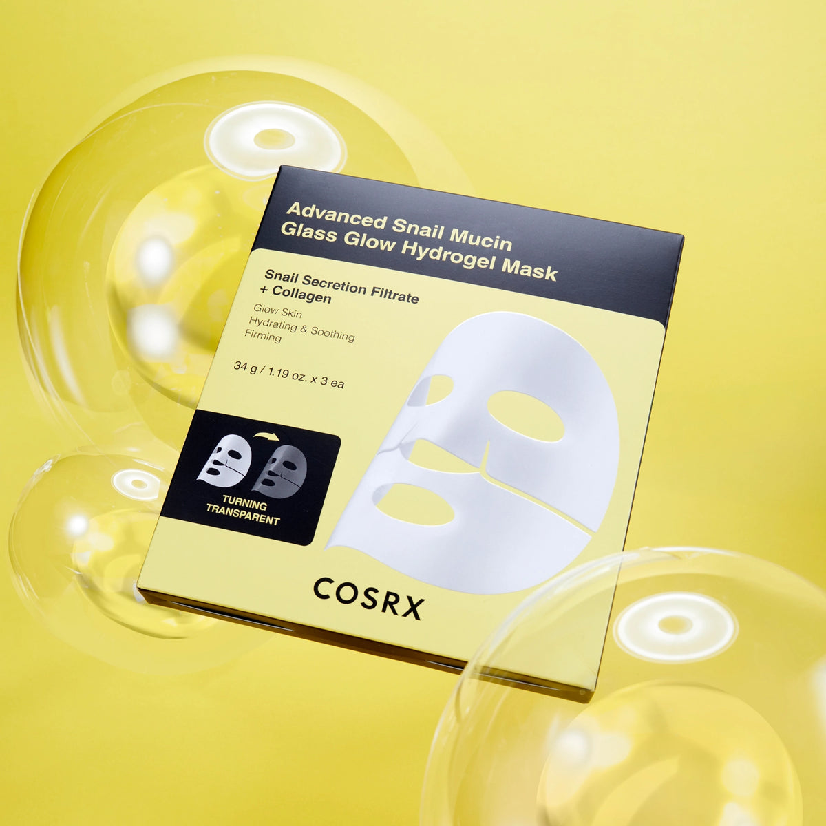 Cosrx Advanced Snail Mucin Glass Glow Hydrogel Mask - view 2