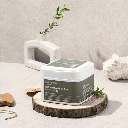 MARY&MAY - CICA Houttuynia Tea Tree Calming Mask 30pcs