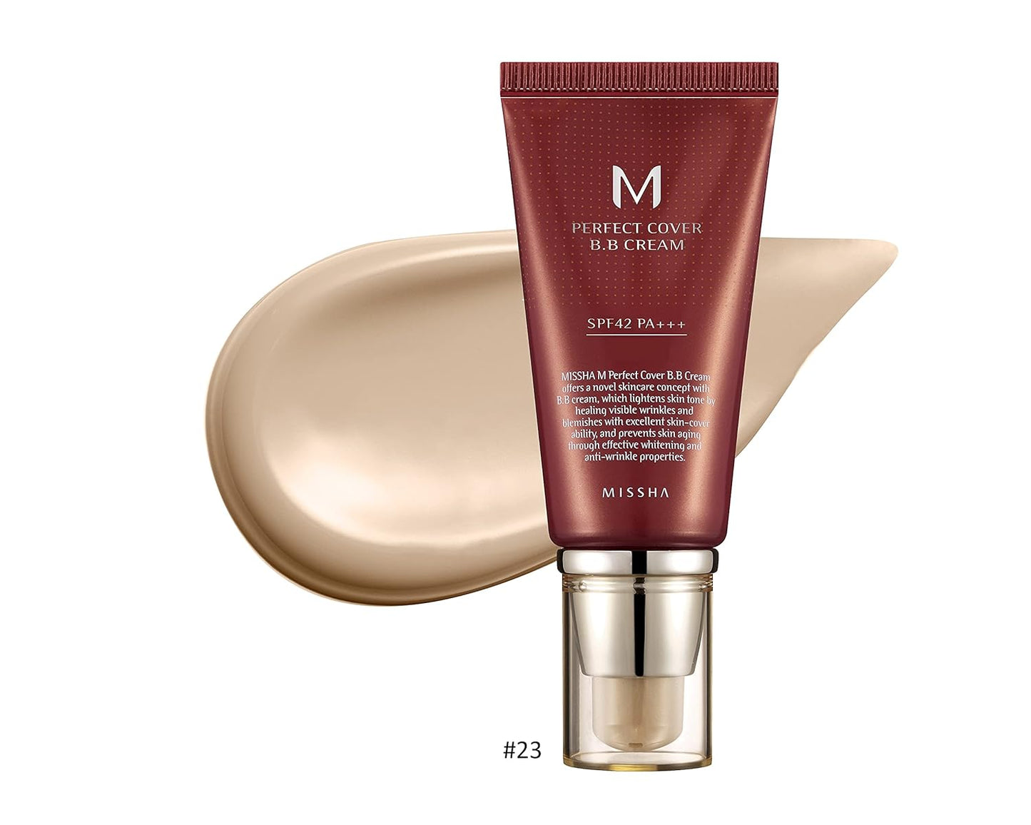 MISSHA - M Perfect Cover BB Cream No.23 Natural Beige SPF42 / PA +++ 50ml