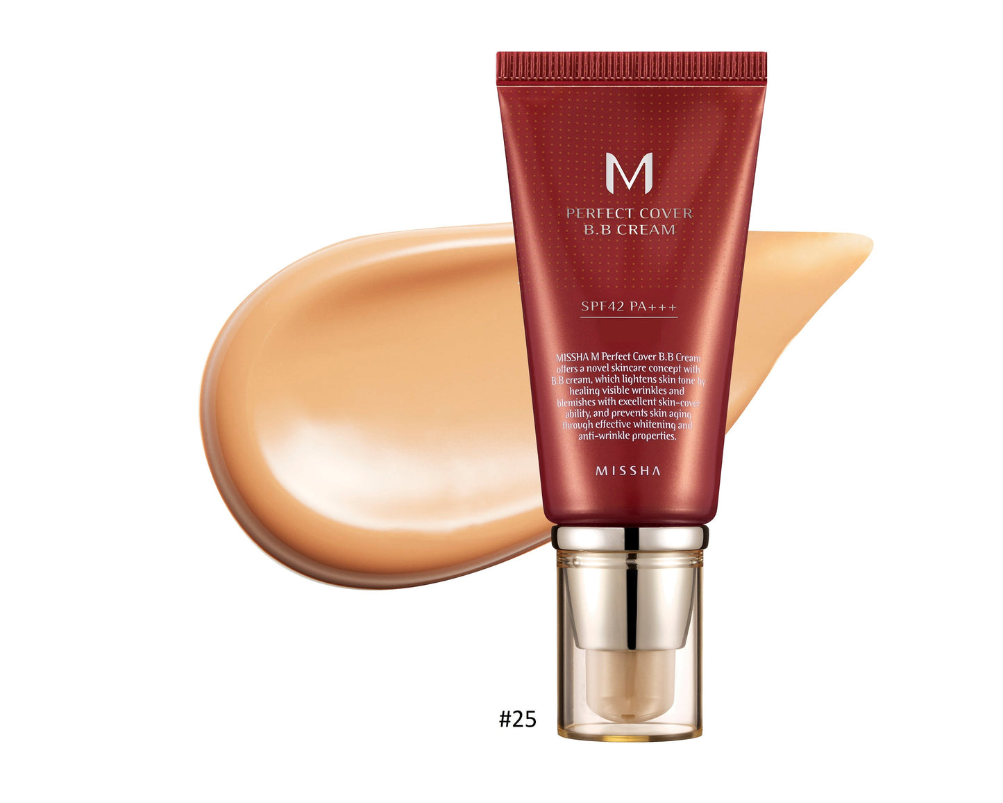 MISSHA - M Perfect Cover BB Cream No.25 Warm Beige SPF42 / PA +++ 50ml