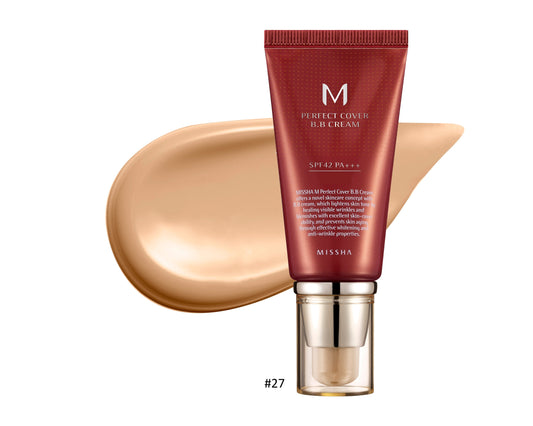 MISSHA - M Perfect Cover BB Cream No.27 Honey Beige SPF42 / PA +++ 50ml