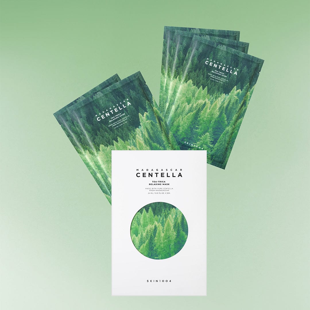 SKIN1004 Madagascar Centella Tea-Trica Relaxing Mask 5 × 24 ml